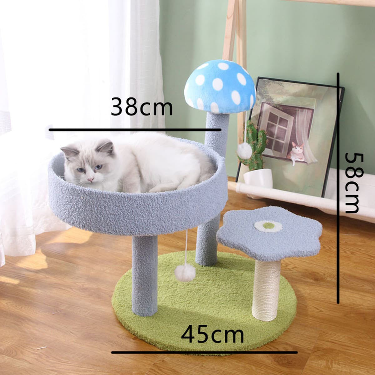 В одном сизаль кошачье дерево Вилла кошачье гнездо кошачье поцарапание кошачье место для кошек