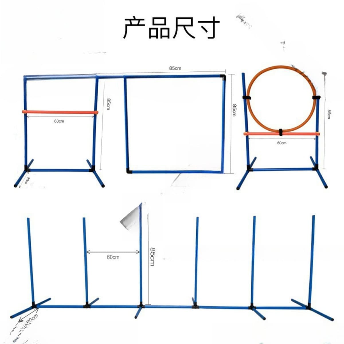 Собака дрессировщик ловкое оборудование дрессировка собака прыгающая прыгающая преграды
