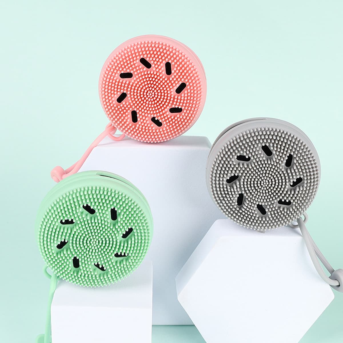 Мытье лица артефакт новый инструмент для красоты лица Массаж инструмент силиконовая очищающая щетка может быть напечатана с...