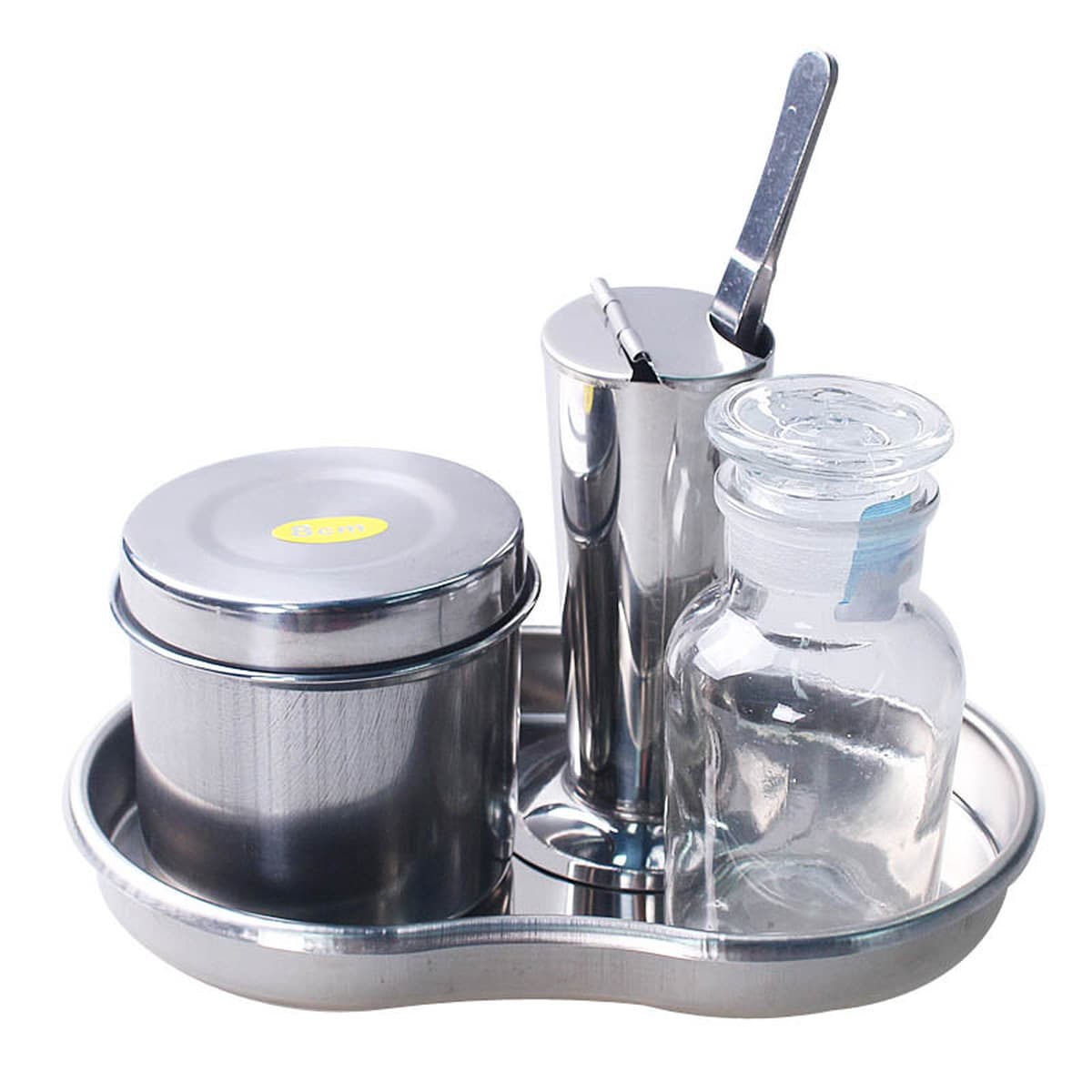 Нержавеющая сталь ржавчина Татуировка дезинфекция коробка Посуда одноразовые пинцеты бочка акупунктурный лоток Hemostat...