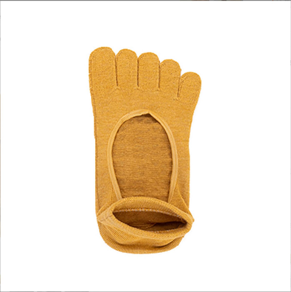 Весенне-летние носки для йоги с открытой спиной, нескользящие носки с пятью пальцами, однотонный хлопковый спортивный...