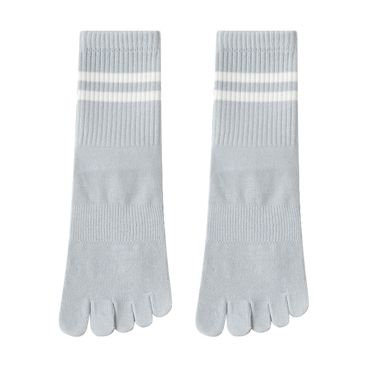 Йога пальцы носки с пятью пальцами Нескользящие крытый спорт пилатес фитнес-носки