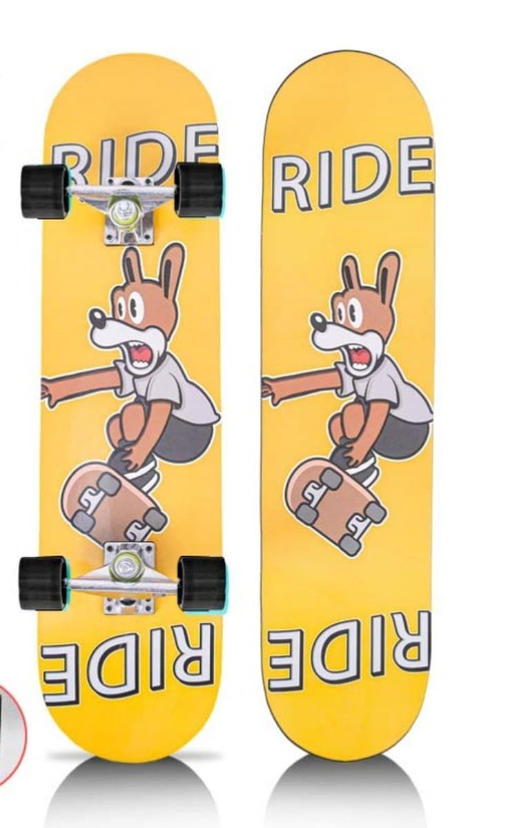 Скейтборд для начинающих, профессиональный, двойной наклон, для детей, подростков, взрослых, мальчиков и девочек,...