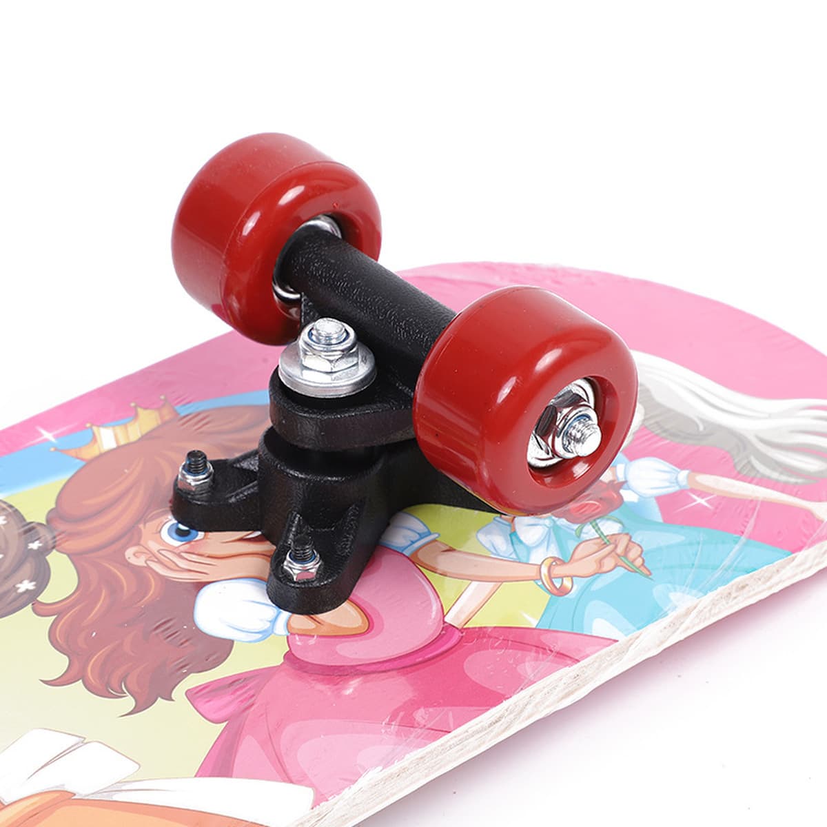 Новый 60 см детский скейтборд трансграничный двойной перебор доска мультфильм прочный скейтборд четырехколесный скутер завод...