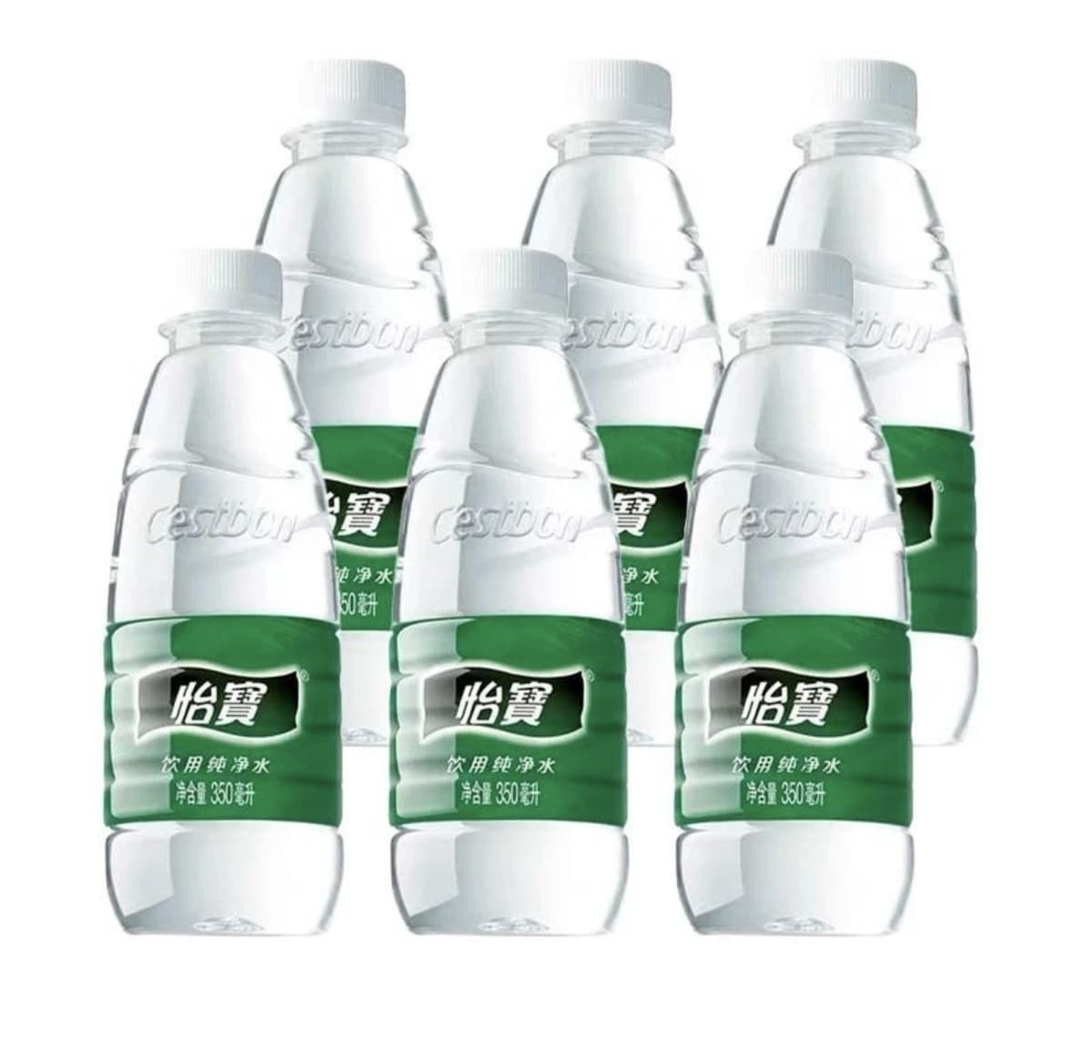 Yibao питья очищенная вода 350 мл * 6 бутылок портативная мини-бутылка в бутылке для утолщения жажды питьевая вода Yibao