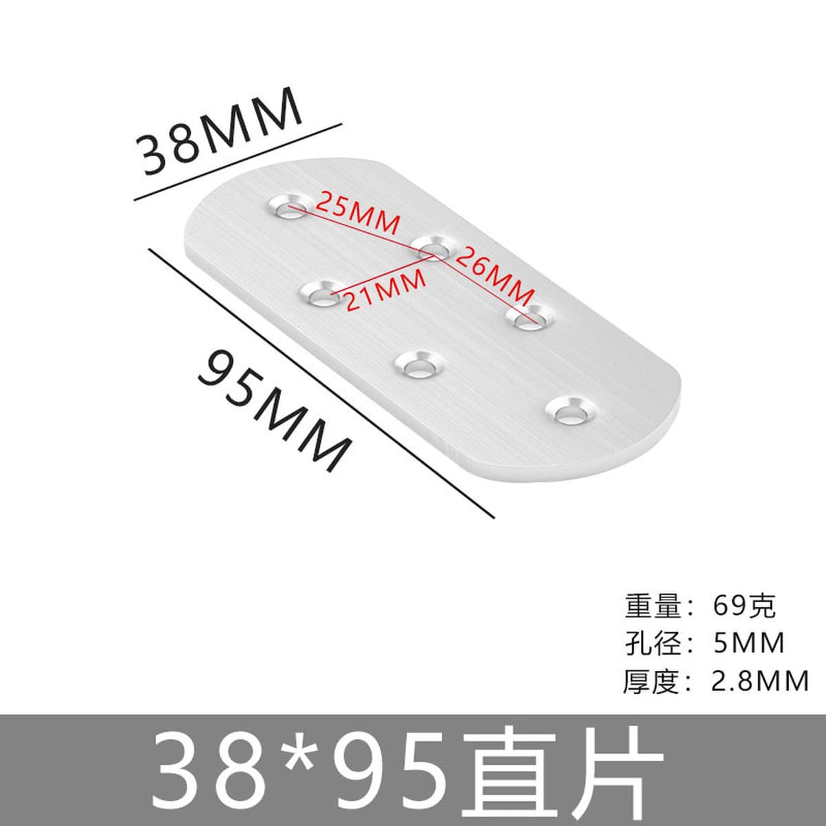 Угловой кронштейн из нержавеющей стали, фиксатор под прямым углом 90 градусов, регулируемый кронштейн с длинным отверстием,...