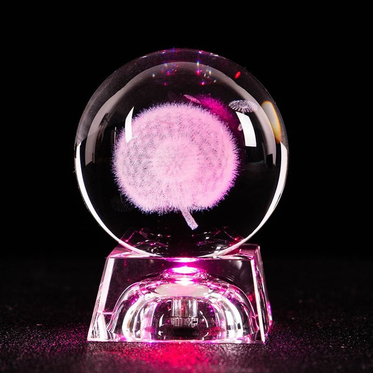 Хрустальный световой шар Футбол Земля Звезда Шар Украшения Домашние поделки Деловой подарок Офисный интерьер Резьба Лунные...
