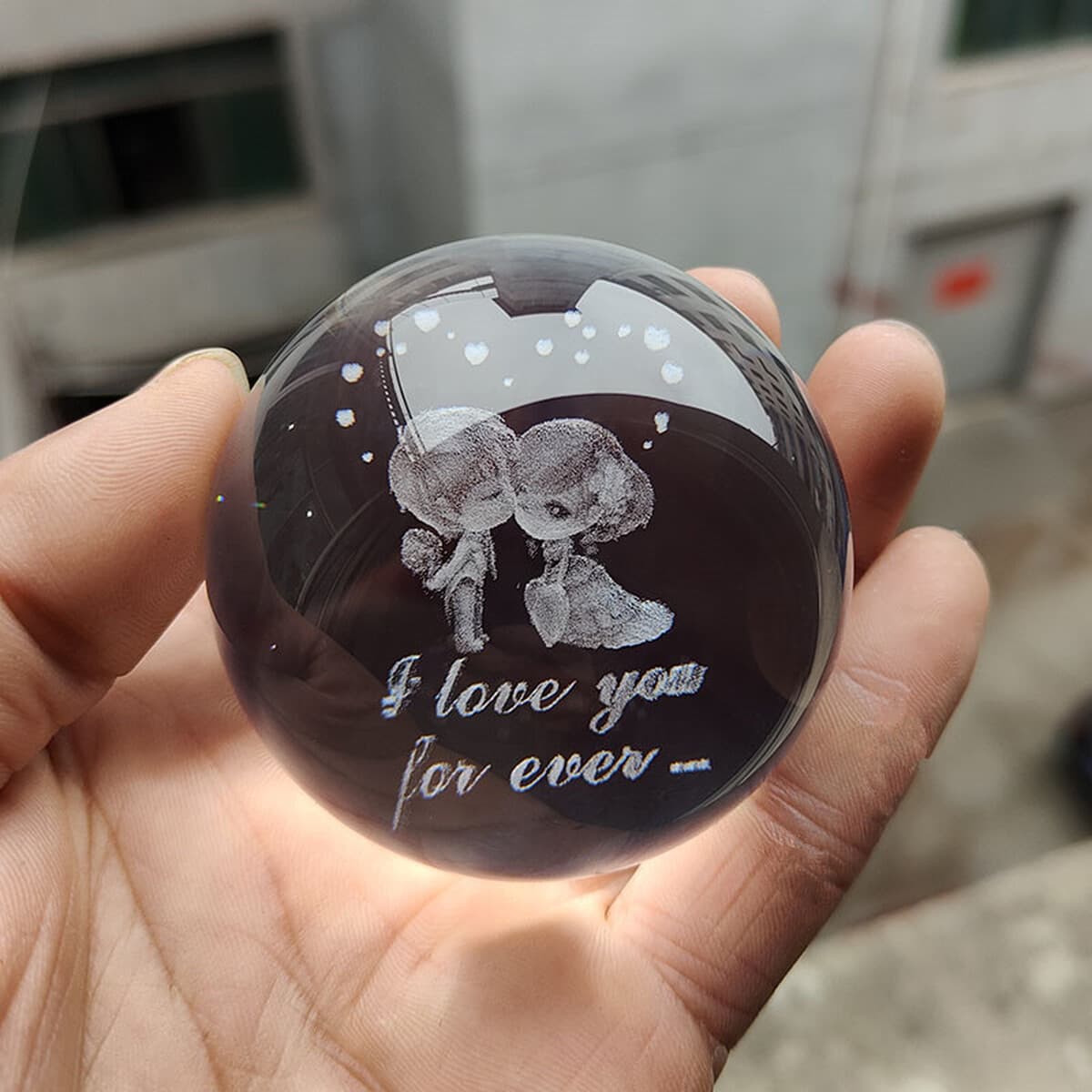 Хрустальный световой шар Футбол Земля Звезда Шар Украшения Домашние поделки Деловой подарок Офисный интерьер Резьба Лунные...