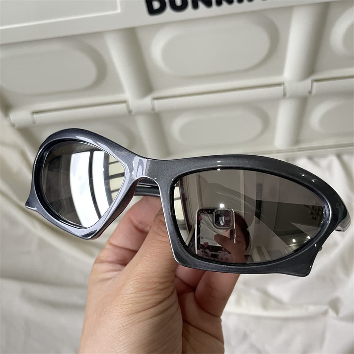 Велоспорт на открытом воздухе Металлические ртутные солнцезащитные очки высокого уровня