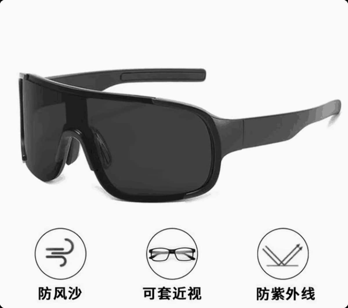Набор для близорукости, велосипедные очки, мужские поляризационные спортивные ветрозащитные и анти-УФ-очки для альпинизма,...