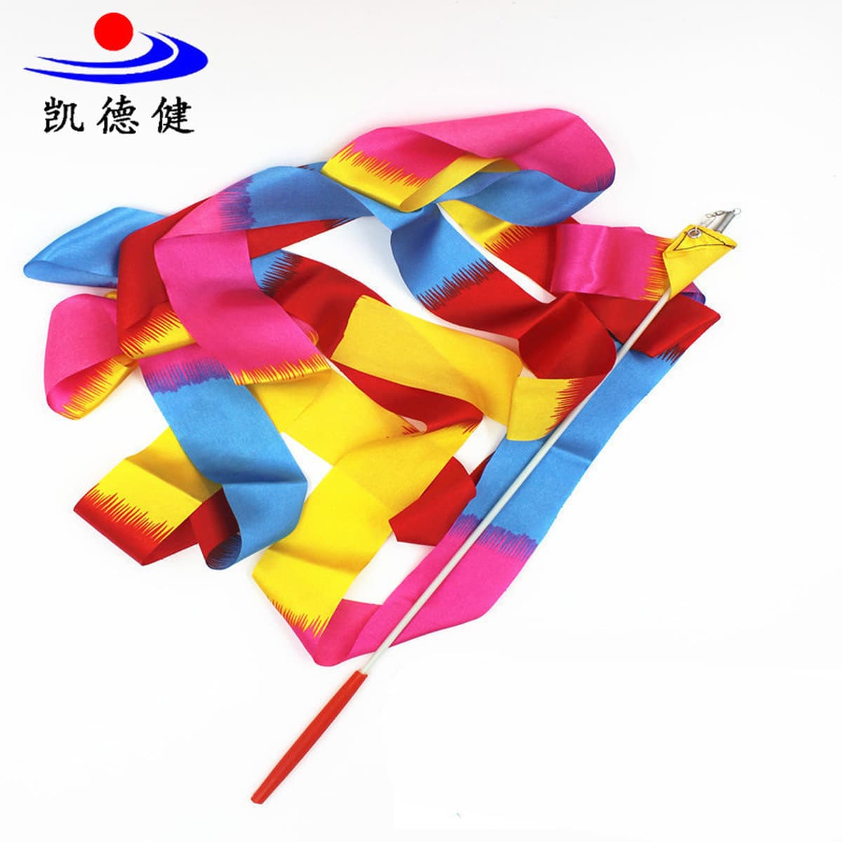 Ленты для танцев оптом 2m ленты детская художественная гимнастика танцевальное представление красочные ленты для гимнастики...