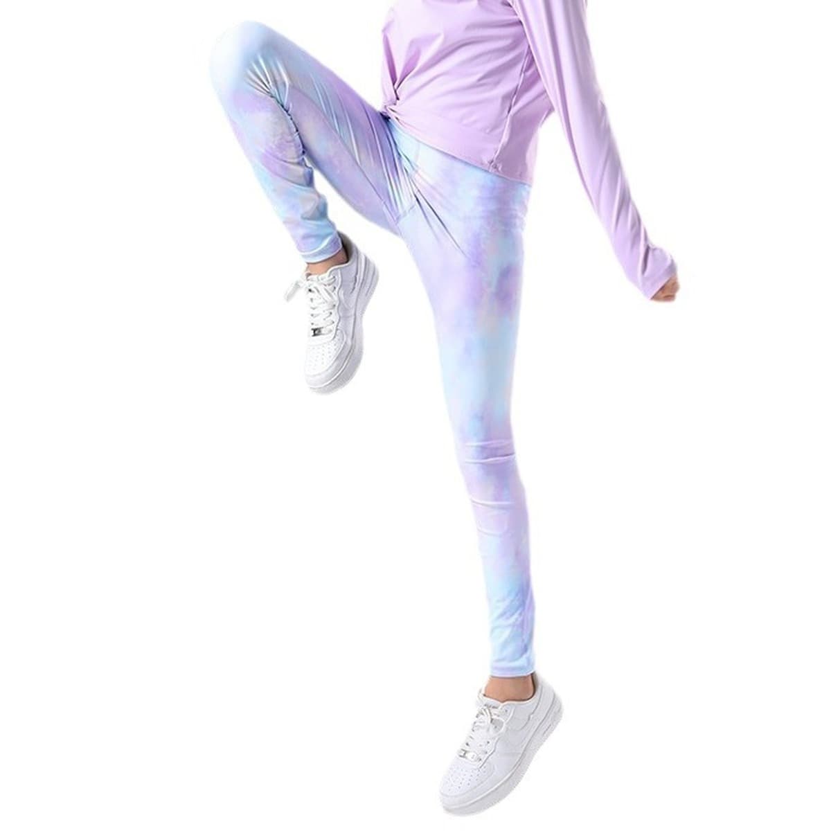 Новые женские штаны для йоги с принтом, быстросохнущие мягкие и удобные штаны для танцевальной гимнастики и бега, верхняя...