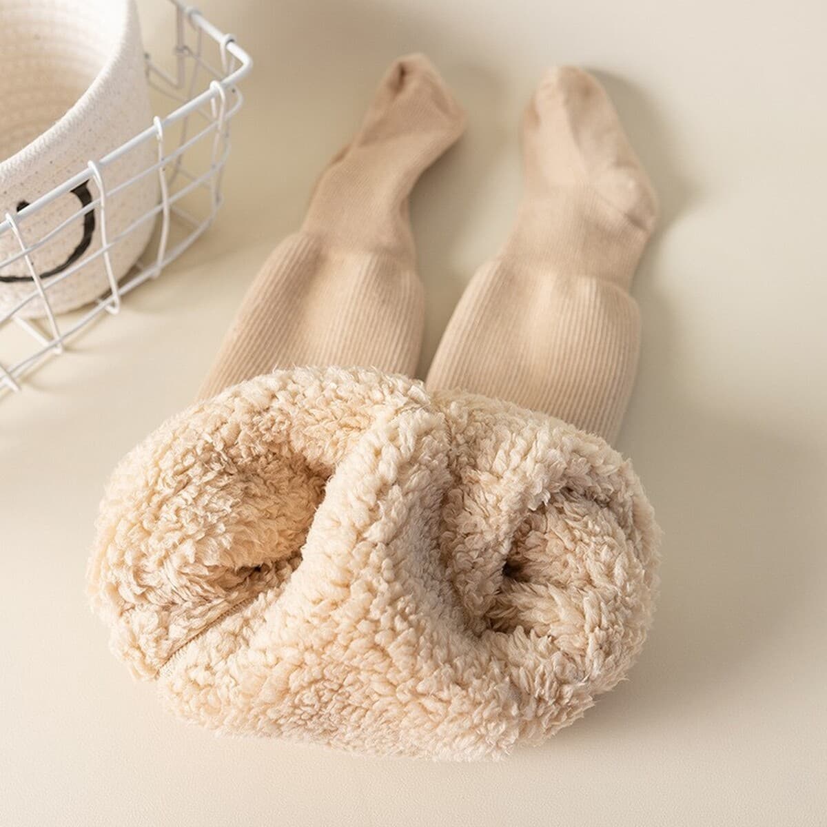 Колготки для девочек Детские леггинсы плюшевые осенью и зимой толстые, теплые красные дети носят большой PP