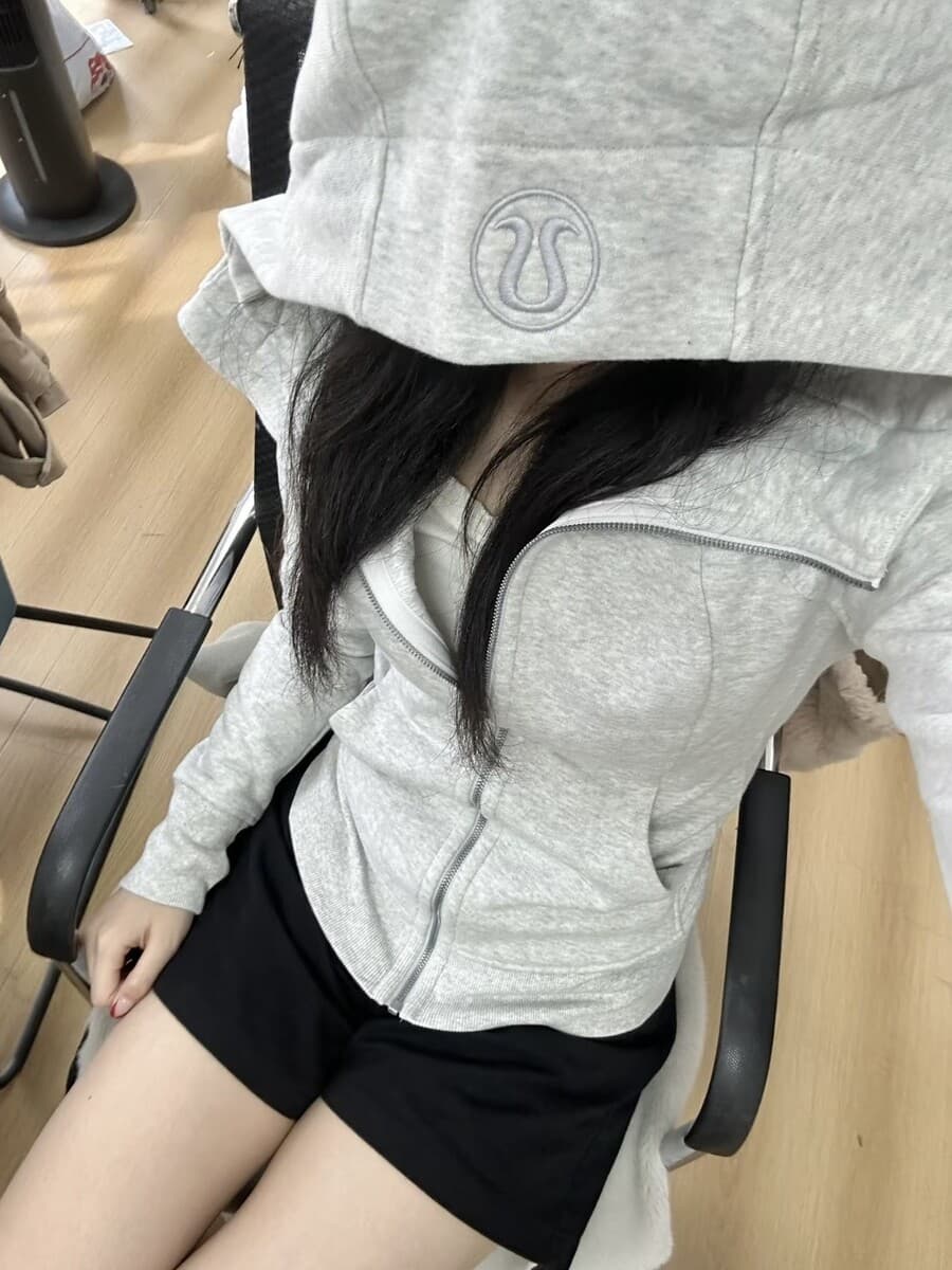 Оригинальный логотип LULU тот же scuba свитер куртка для йоги облегает досуг спорт с капюшоном