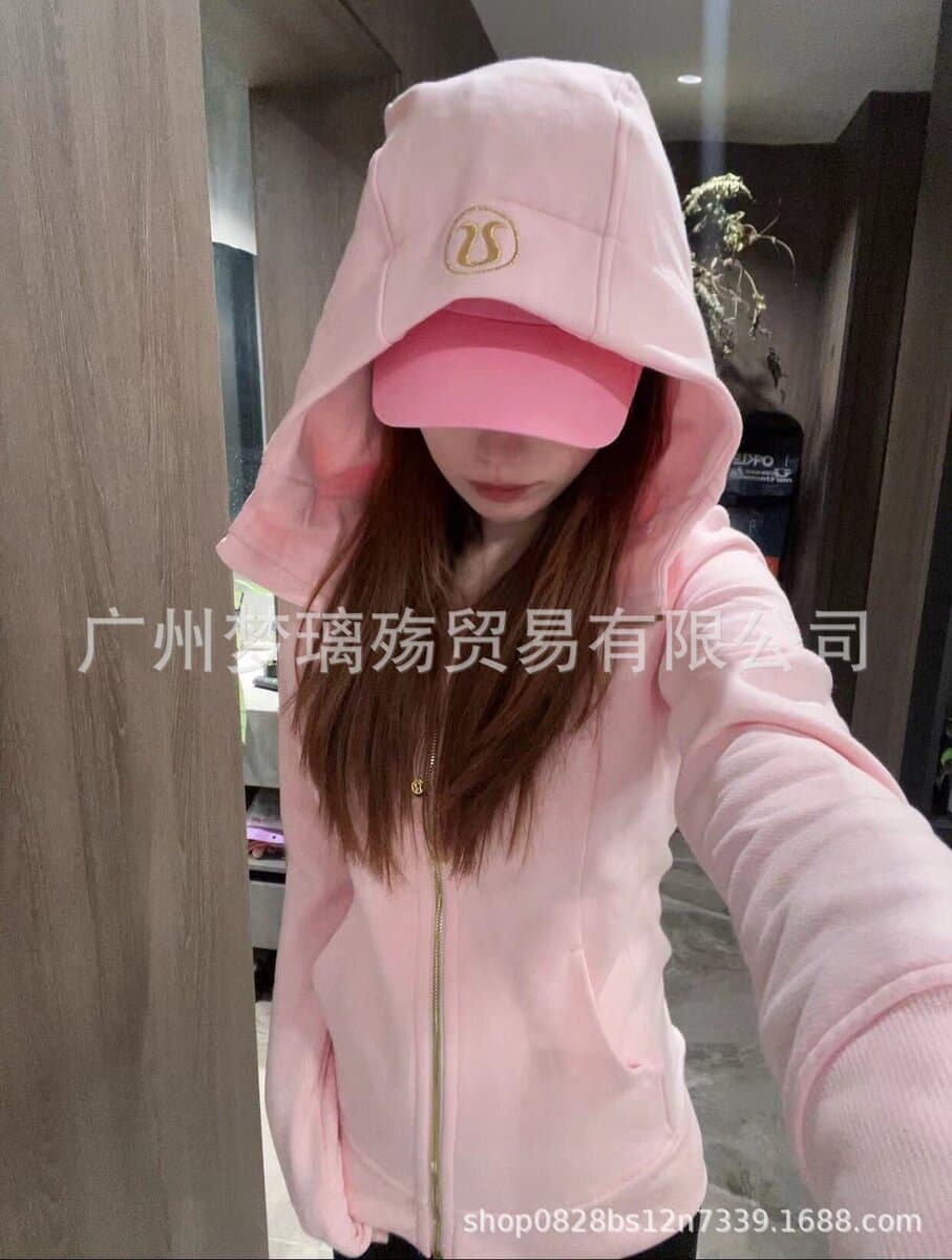 Оригинальный логотип LULU тот же scuba свитер куртка для йоги облегает досуг спорт с капюшоном