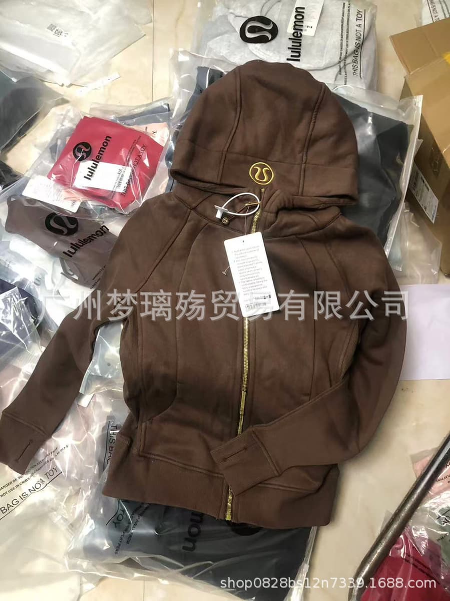 Оригинальный логотип LULU тот же scuba свитер куртка для йоги облегает досуг спорт с капюшоном
