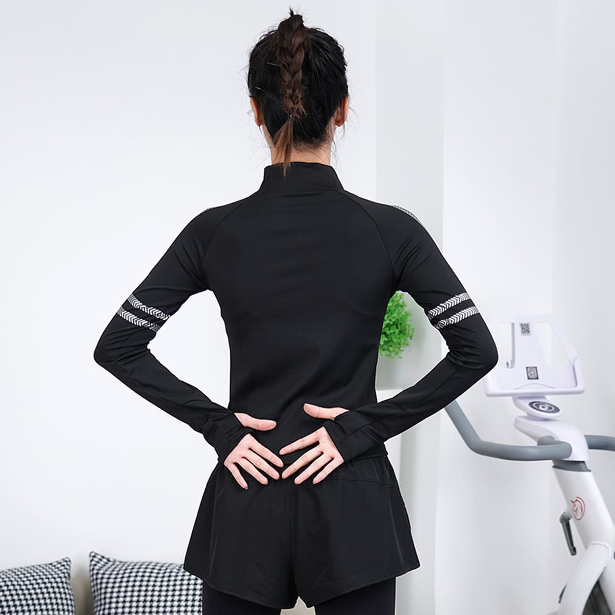 Новый стиль открытый бег спорт профессиональный фитнес йога быстрый сухой длинный рукав куртка тренировочный костюм для...