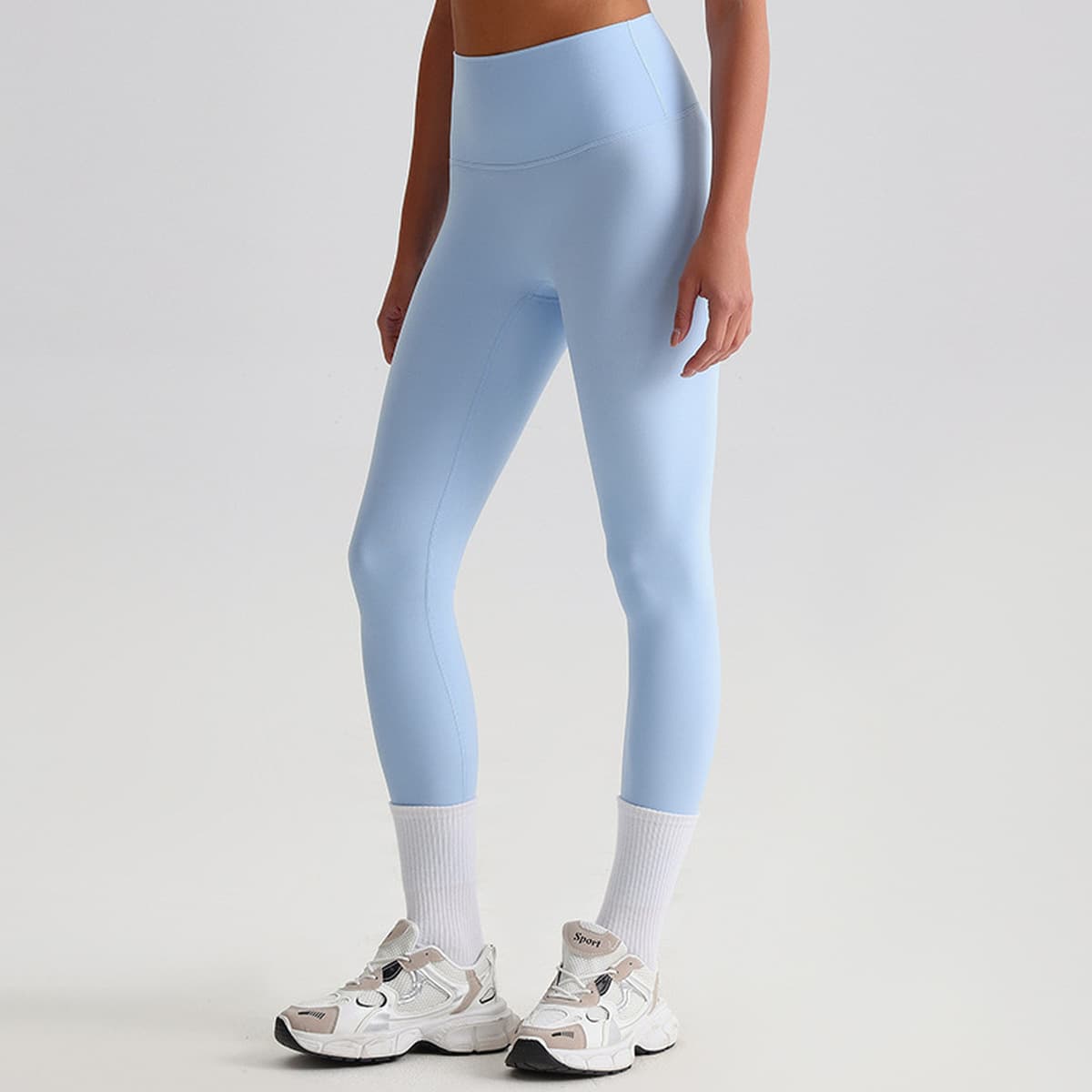 Трансграничные европейские и американские голые штаны для йоги женские без смущения