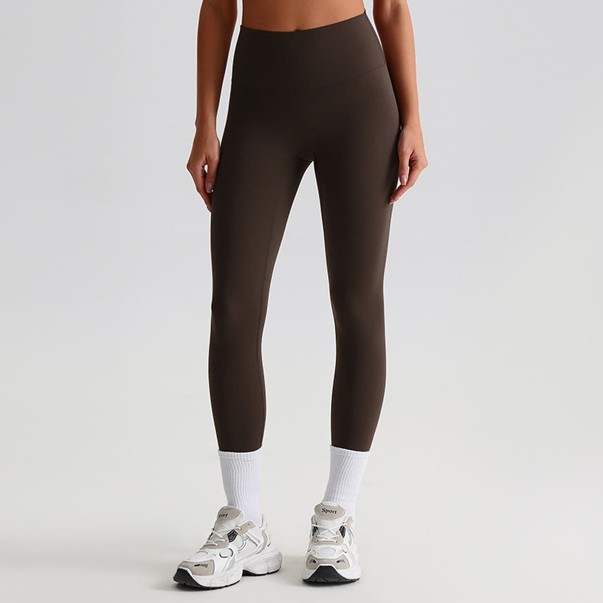 Трансграничные европейские и американские голые штаны для йоги женские без смущения