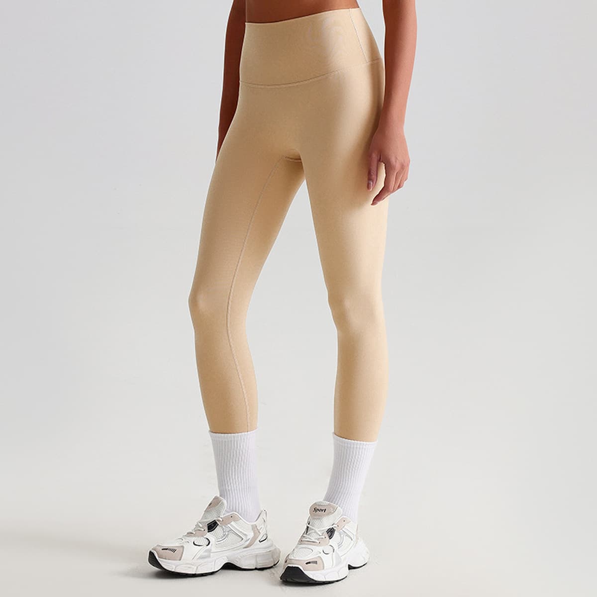 Трансграничные европейские и американские голые штаны для йоги женские без смущения