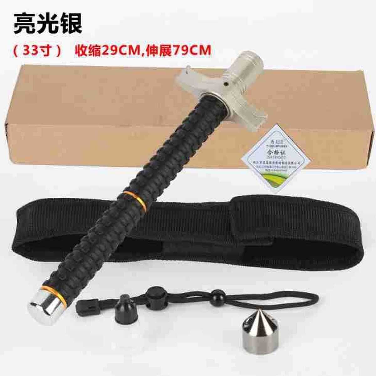 Твердый 95 блочный нож палка с защитой от порезов телескопическая палка самооборона легальное автомобильное оружие...