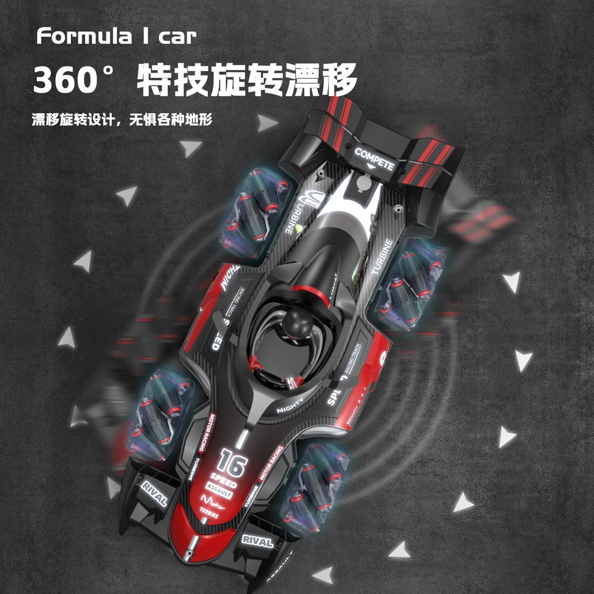 Новые высокоскоростные трюковые гонки с двойным дистанционным управлением, датчик жестов, формула гонок F1, формула...