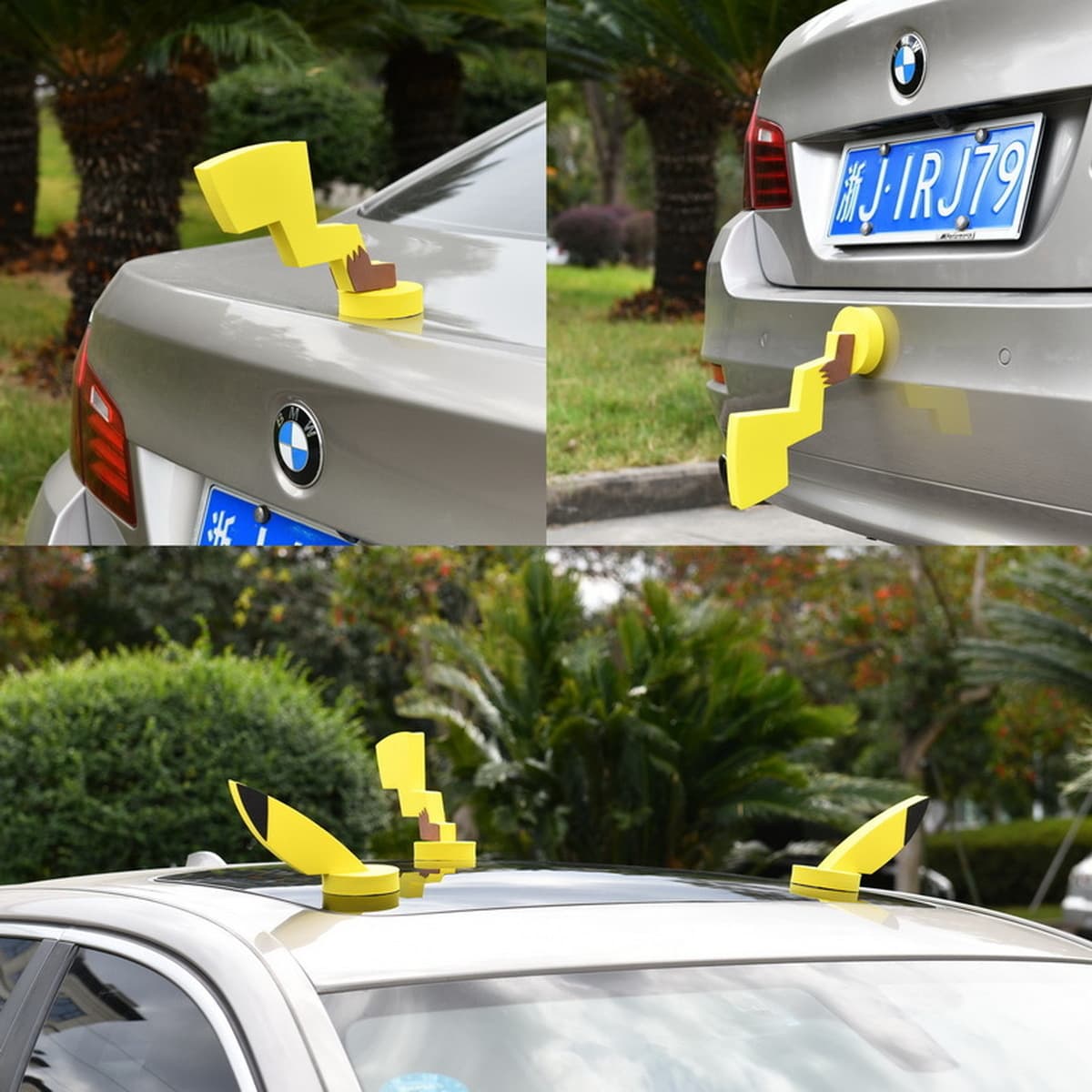 Украшение крыши автомобиля внешние украшения модификация автомобиля Личность милый мультфильм автомобиль кролик кошачьи уши...