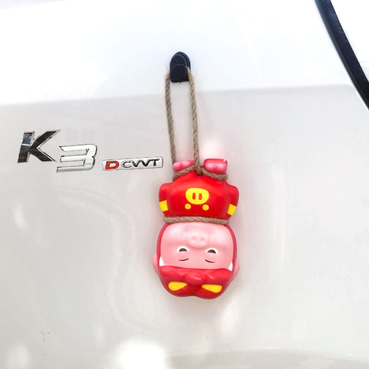 Подвеска на хвост автомобиля Pigman, внешняя кукла, багажник автомобиля, мотоцикл, электромобиль, милые украшения