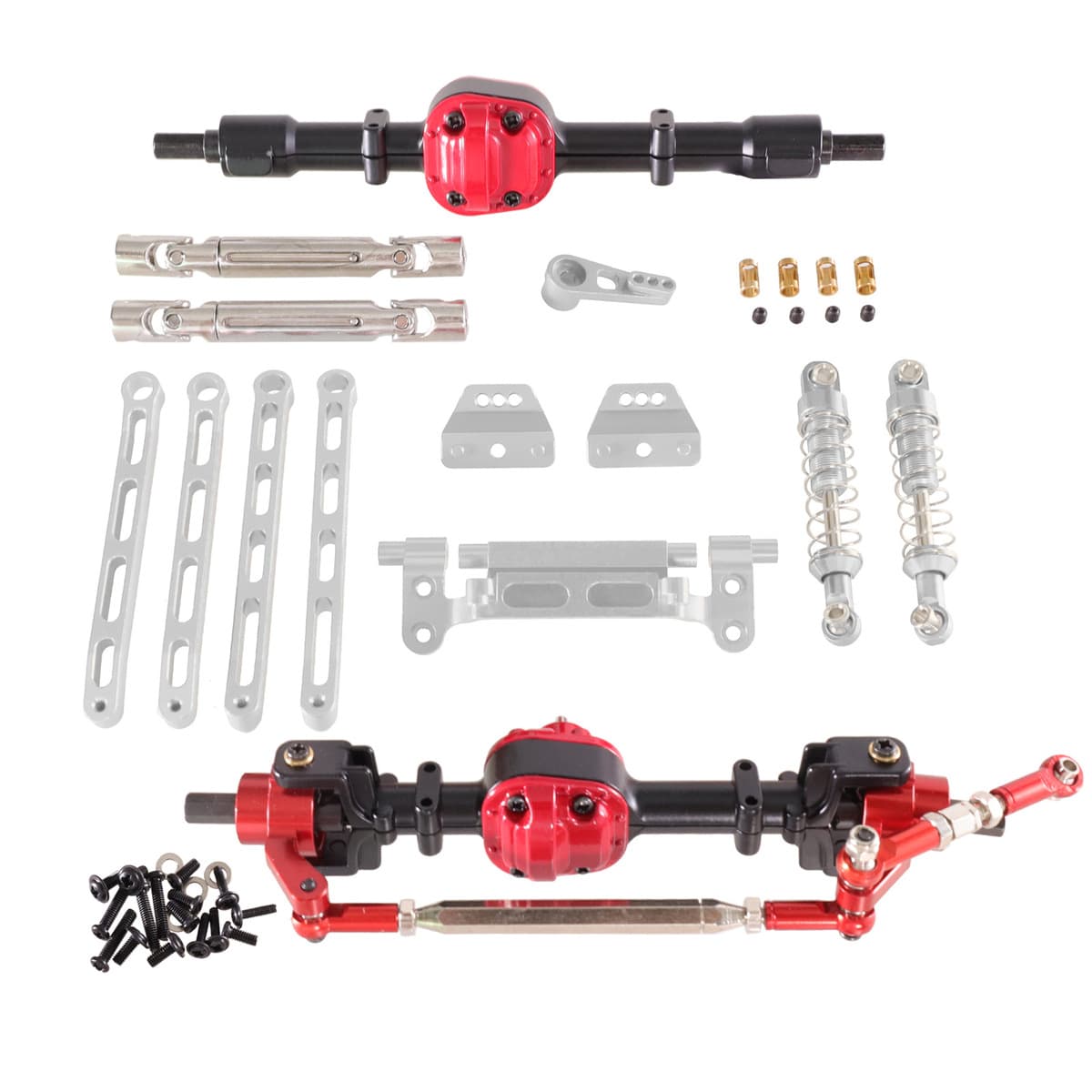 Mangniu 1/12 MN82 LC79 MN78 Автомобиль с дистанционным управлением запасные части металлические комплекты до и после...