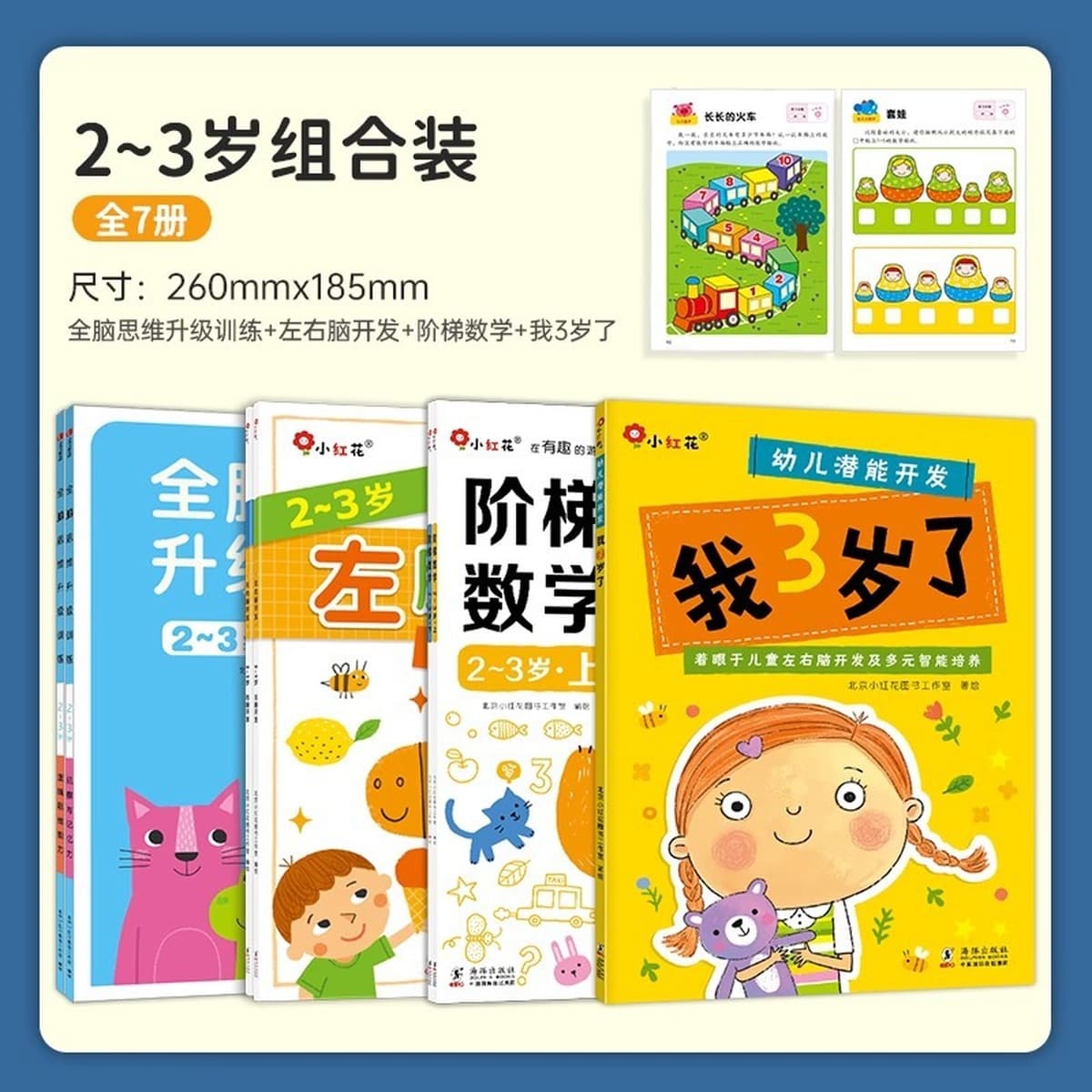 Учебная книга по логике мышления 2-3-4-6 лет 5 головоломок дошкольное обучение