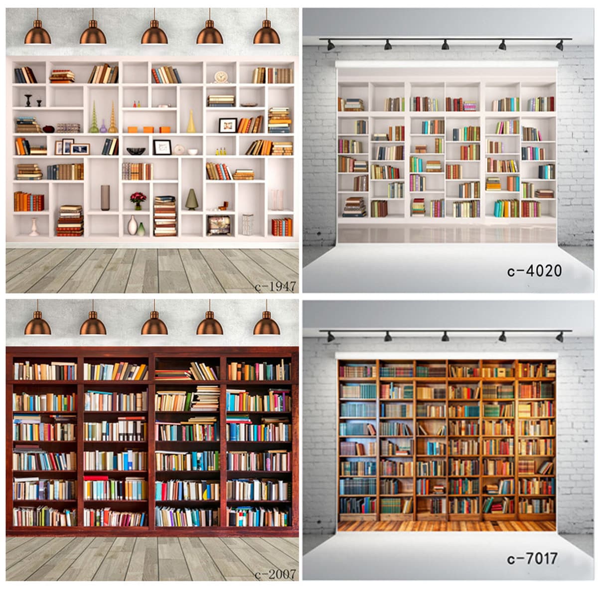 Фон для дня рождения Amazon, тканевый баннер для вечеринки, 3D кабинет, книжная полка, фон для библиотеки, занавеска,...