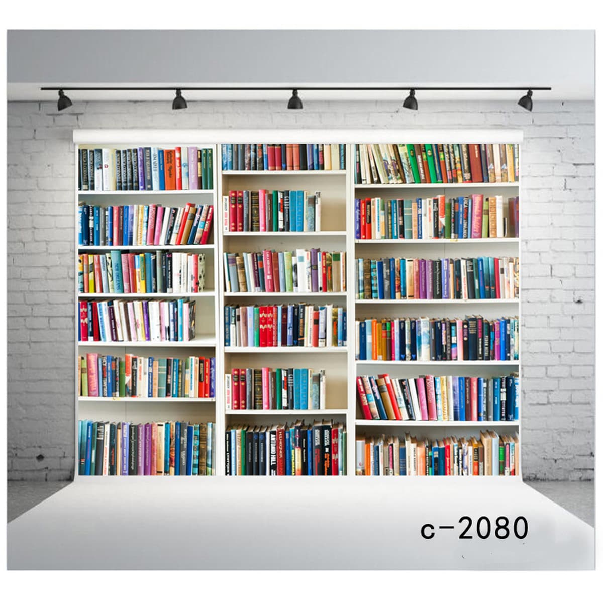 Фон для дня рождения Amazon, тканевый баннер для вечеринки, 3D кабинет, книжная полка, фон для библиотеки, занавеска,...