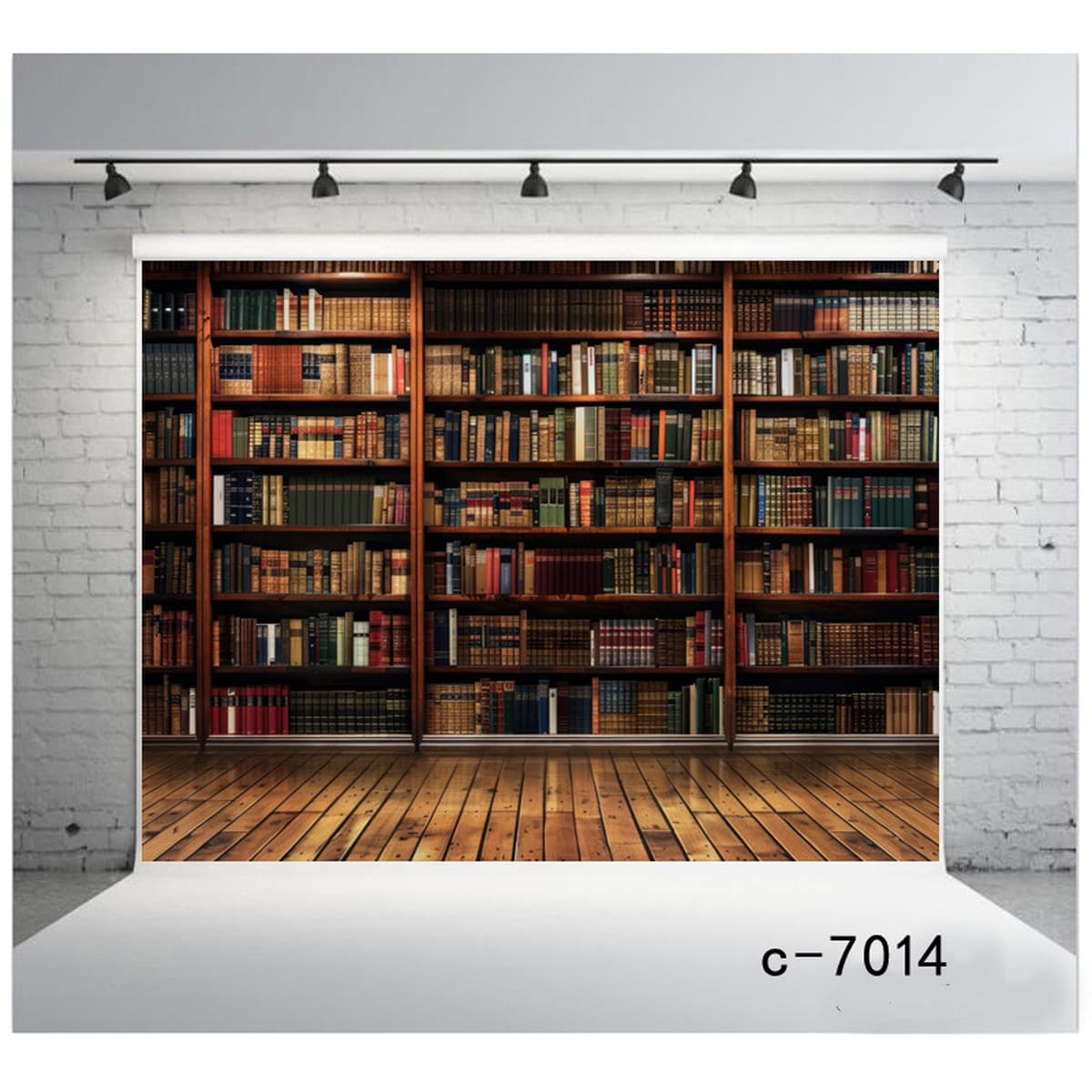 Фон для дня рождения Amazon, тканевый баннер для вечеринки, 3D кабинет, книжная полка, фон для библиотеки, занавеска,...