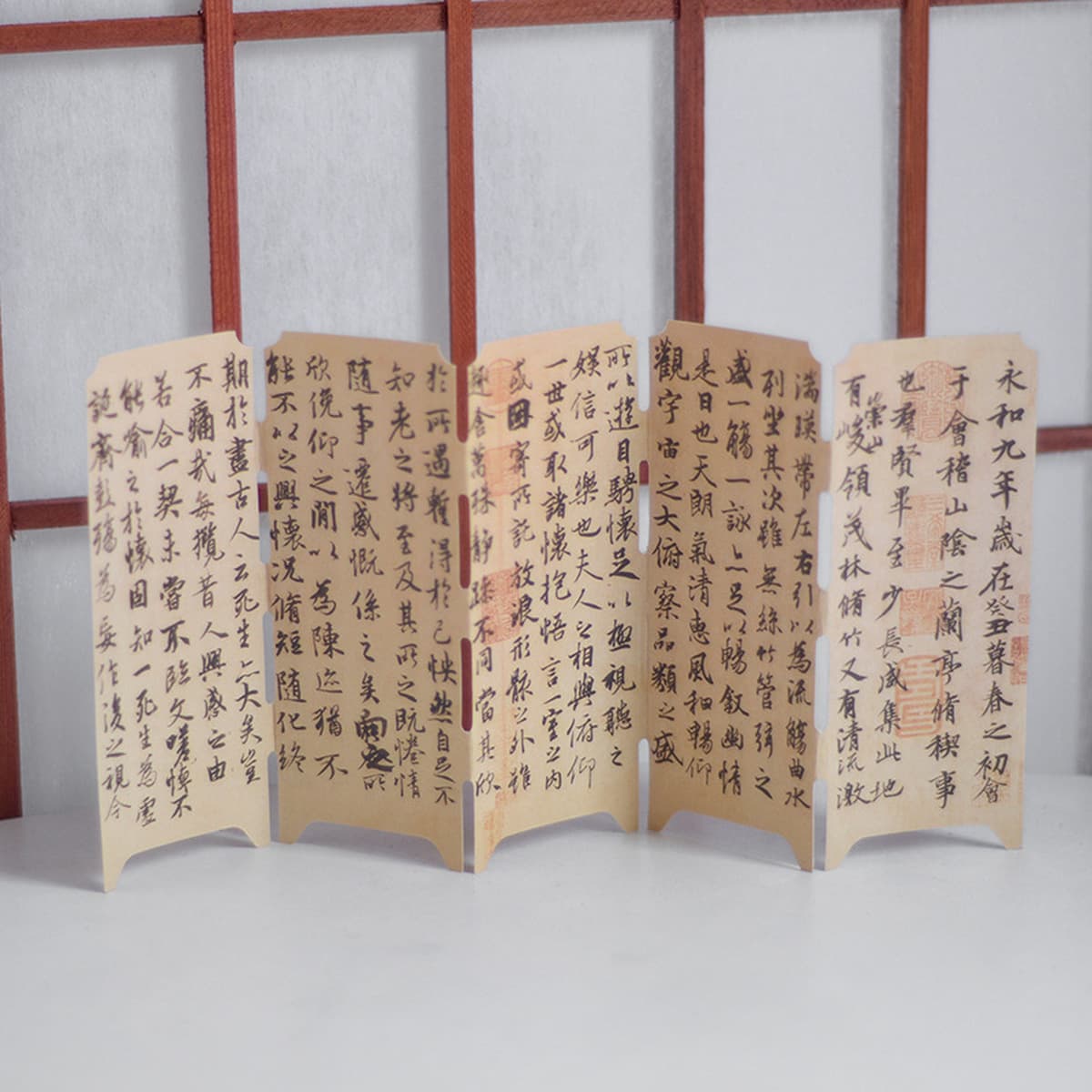 Мини-калиграфия и живопись в китайском стиле, экран, ретро закладка, украшения, нефритовый чай, фото, украшение, фон,...