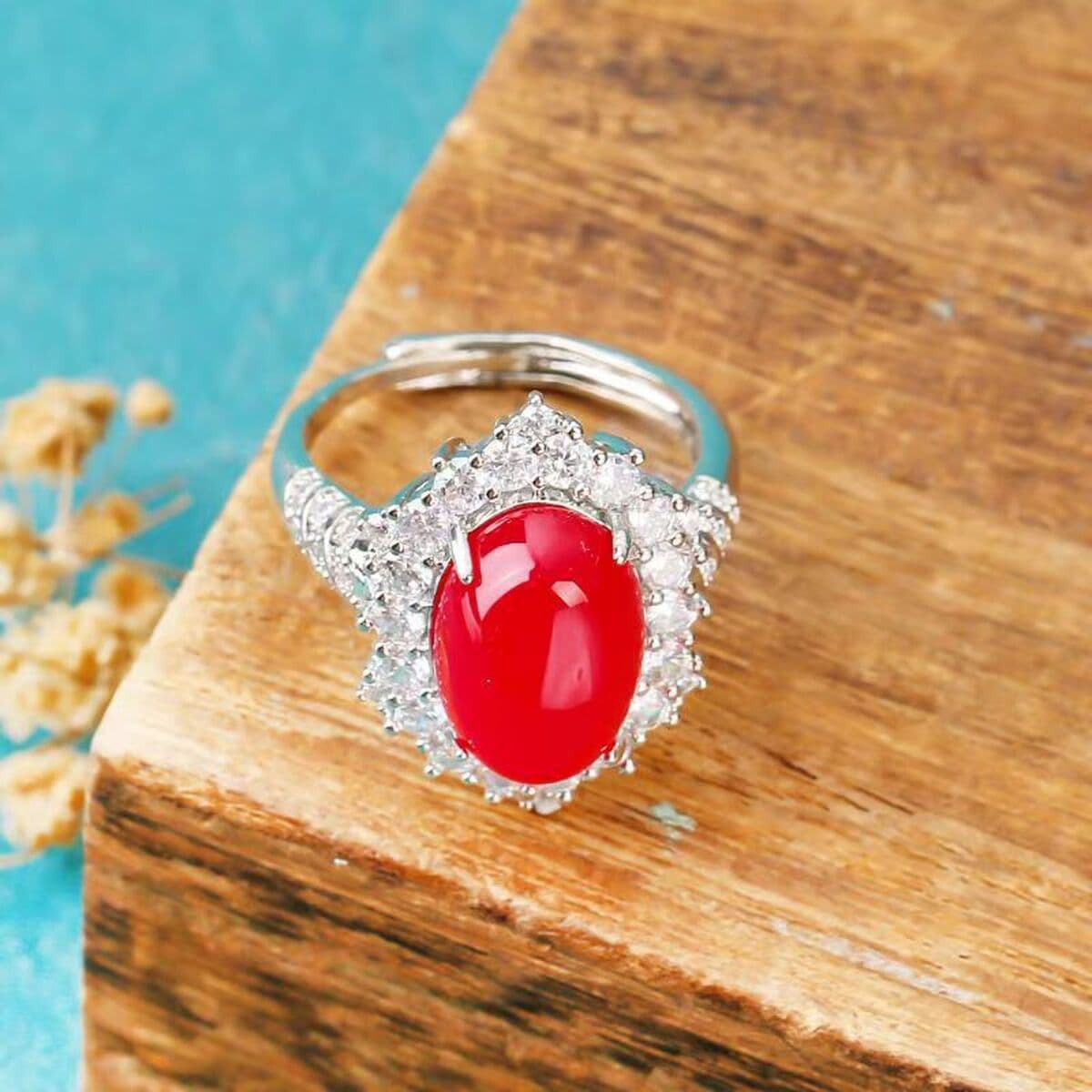 Роскошное кольцо с белым халцедоном и дизайном личи, новое кольцо в китайском стиле, ювелирные изделия с поверхностью яйца...