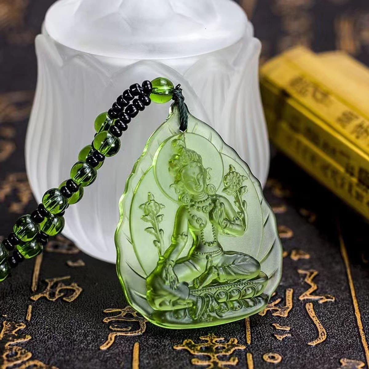 Манджушри Бодхисаттва Подвеска Зеленая Тара Голубой Якуши Будда Гуаньинь Увесы для мужчин и женщин