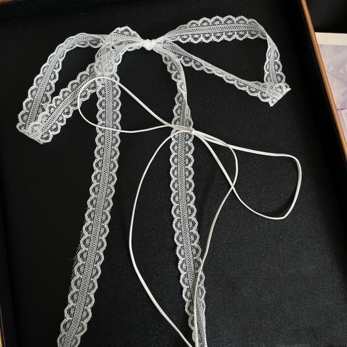Multi-Stage 180CM многослойный стек с кружевной шнуровкой ожерелье балет стиль дизайн кружева шейный браслет сладкий
