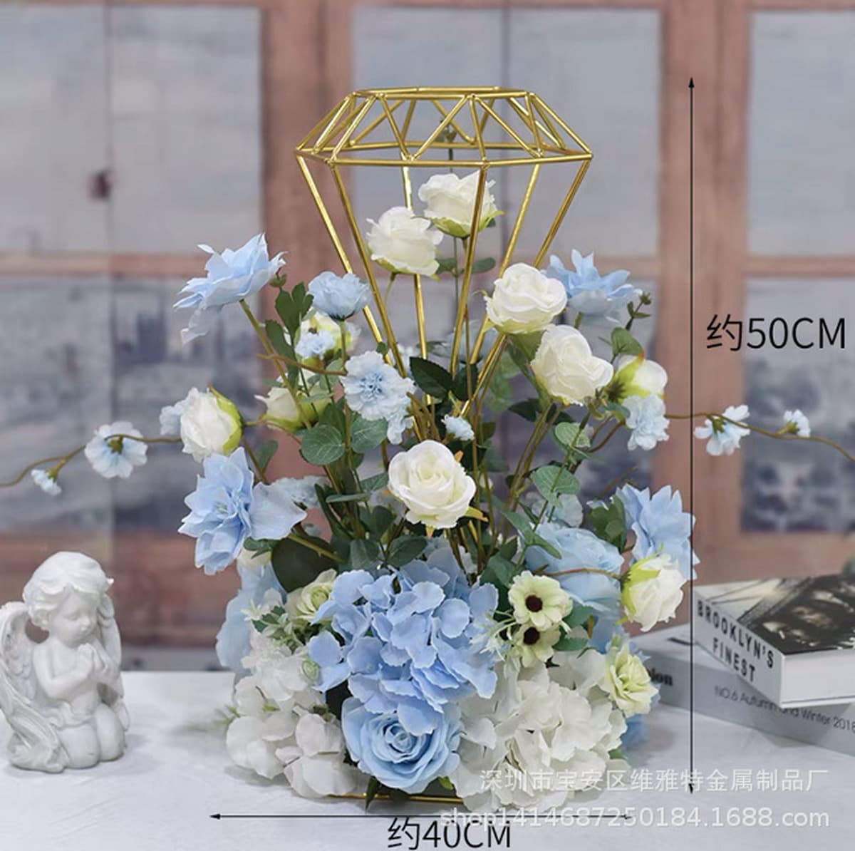 Легкий Роскошный Высококачественный Алмазный Стол Цветок Отель Бар КТВ Модель Набор Комнаты Стол Цветочные Настольные...