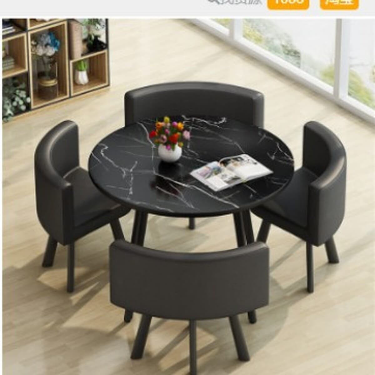 Съемный обеденный стол для дома, небольшой квартиры, обеденный стол, магазин, стол для переговоров на тротуарке и стул,...
