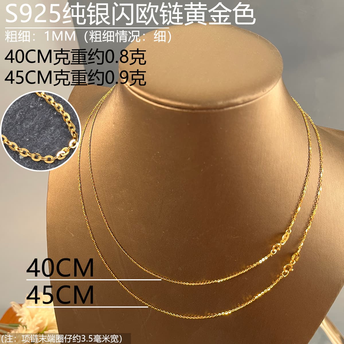 Ожерелье из стерлингового серебра S925, женская цепочка на ключицу, О-образная цепочка, европейское ожерелье, подвеска,...