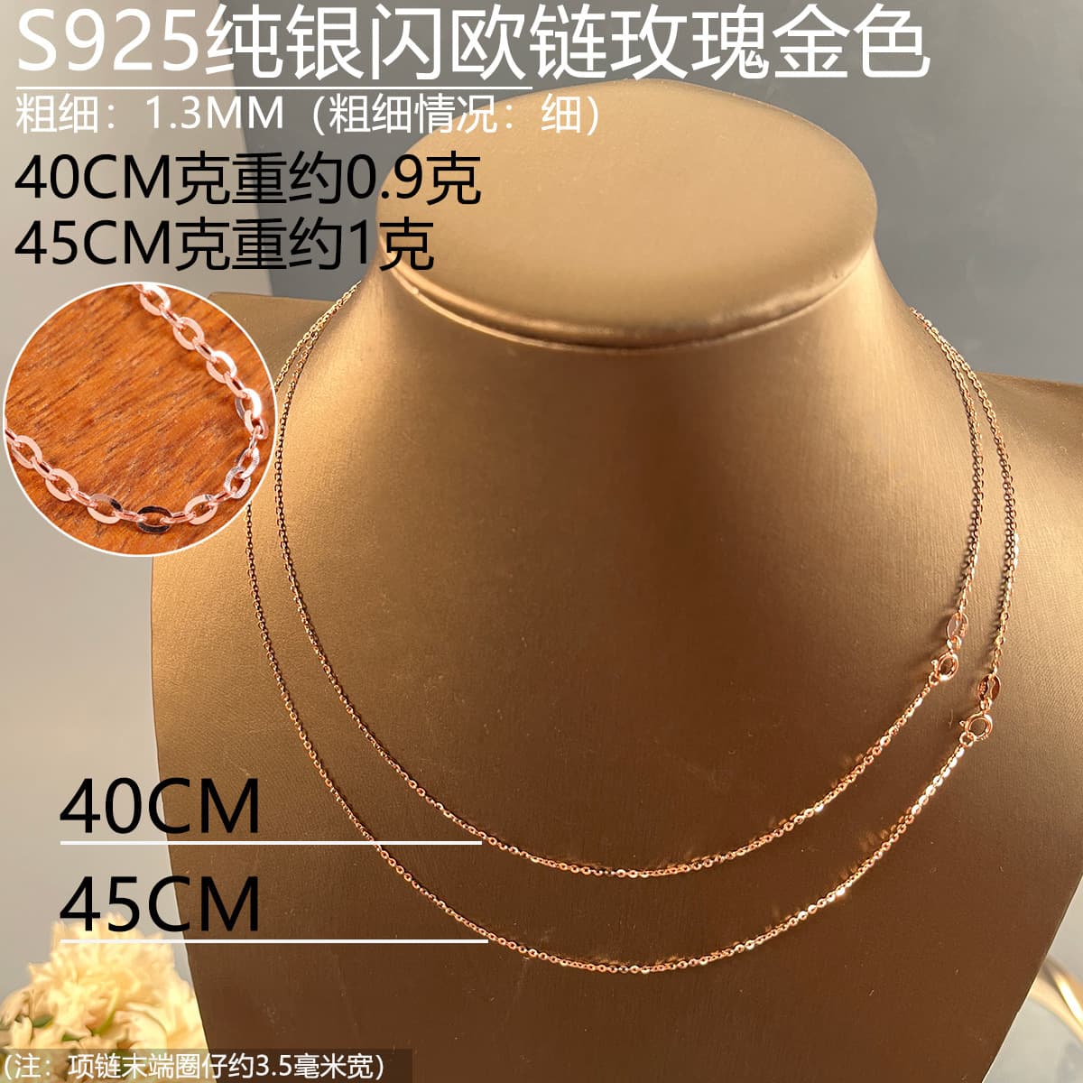 Ожерелье из стерлингового серебра S925, женская цепочка на ключицу, О-образная цепочка, европейское ожерелье, подвеска,...