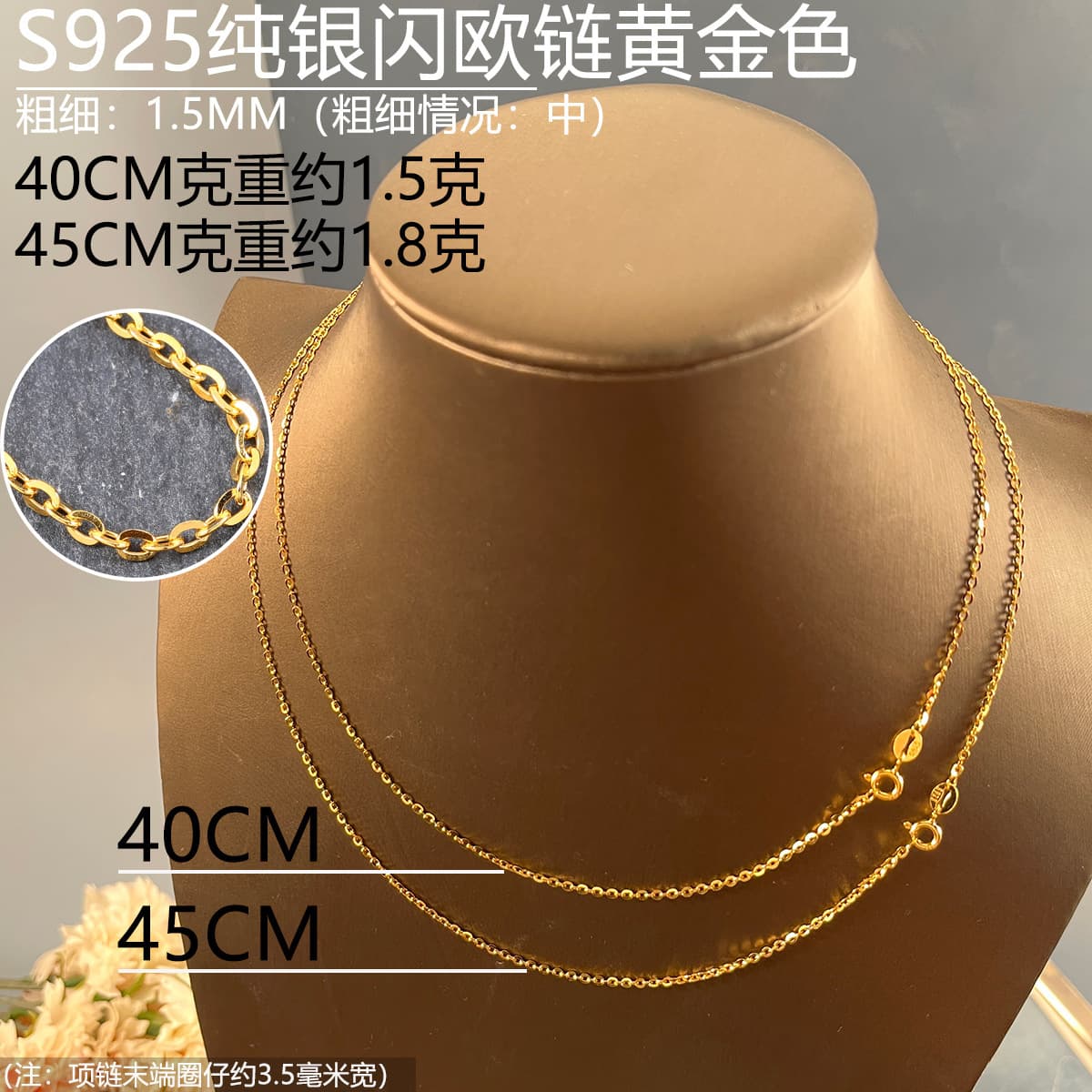 Ожерелье из стерлингового серебра S925, женская цепочка на ключицу, О-образная цепочка, европейское ожерелье, подвеска,...