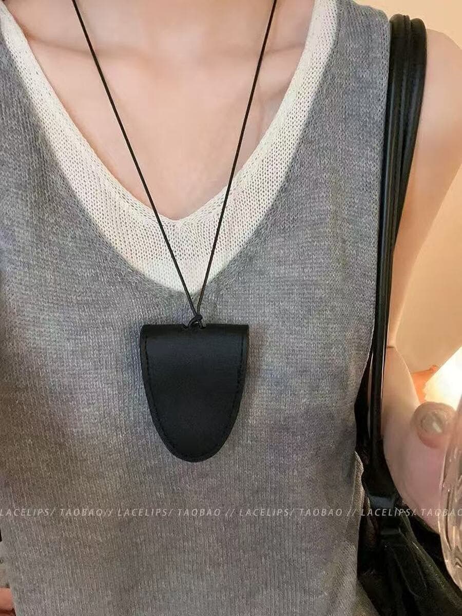 Кожаная магнитная шея очки сумка ожерелье женская сумка сумка солнцезащитные очки подвеска 2025 новый стиль изысканная...