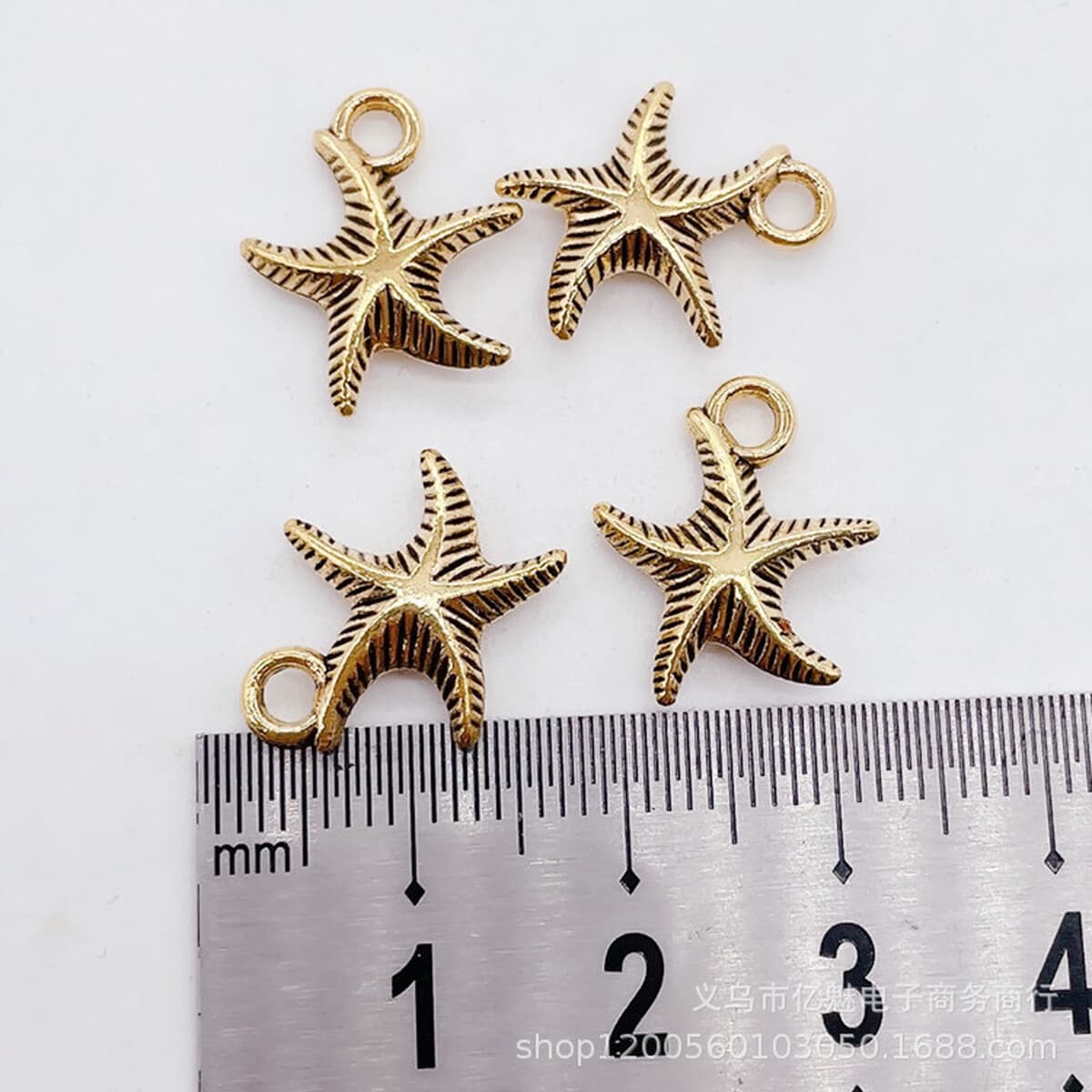 DIY ювелирные аксессуары Морская жизнь серии морская звезда кулон ожерелье серьги кулон 16x14 мм