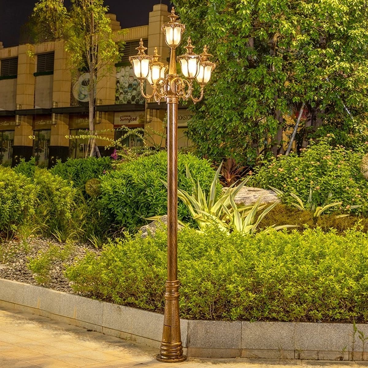 Открытый водонепроницаемый уличный фонарь садовая вилла в европейском стиле ландшафтный фонарь парк Плаза фонарь бытовой...