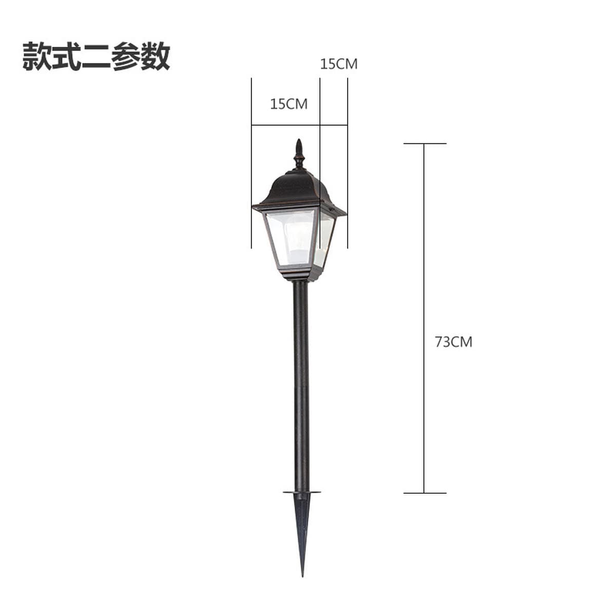Открытый водонепроницаемый двор лампа дома вилла сад ландшафтный декор трава проходе лампа ржавчины алюминиевая фабрика спот