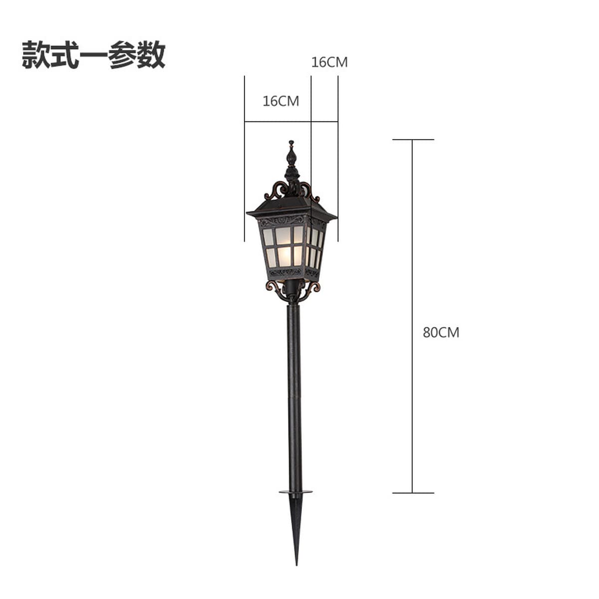 Открытый водонепроницаемый двор лампа дома вилла сад ландшафтный декор трава проходе лампа ржавчины алюминиевая фабрика спот