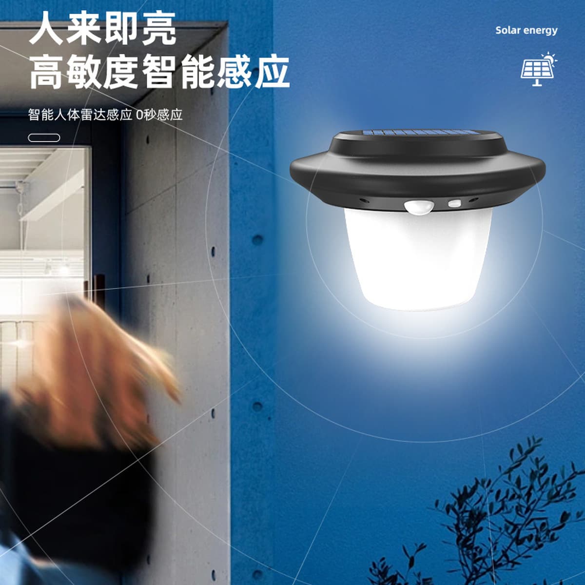 Трансграничная новая уличная Солнечная лампа Вольфрамовая проволока настенный светильник двор Индукционная лампа сад вилла...