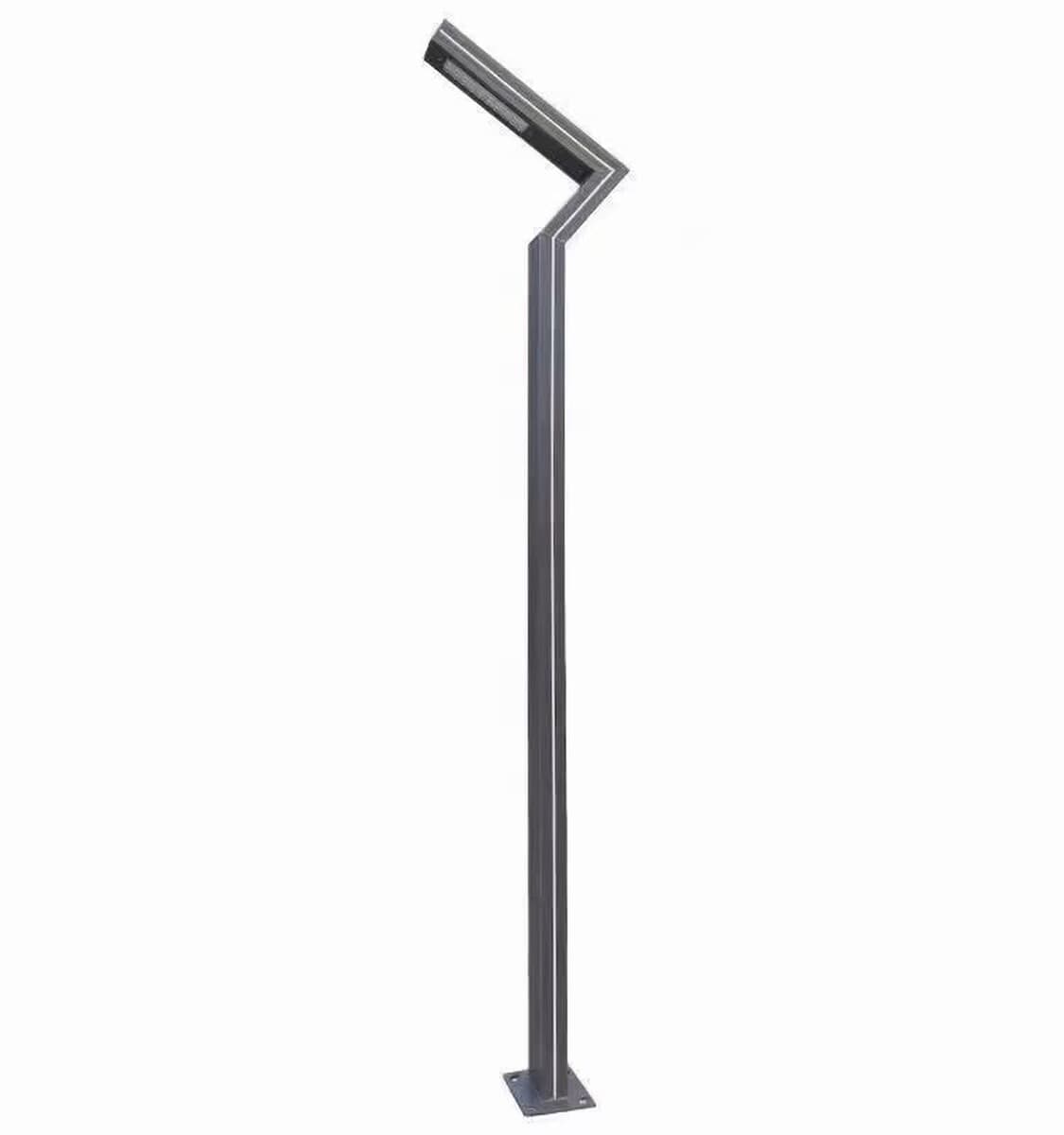 Уличные светильники в форме семерки для садов вилл и жилых районов, водонепроницаемые светильники с боковым свечением на...