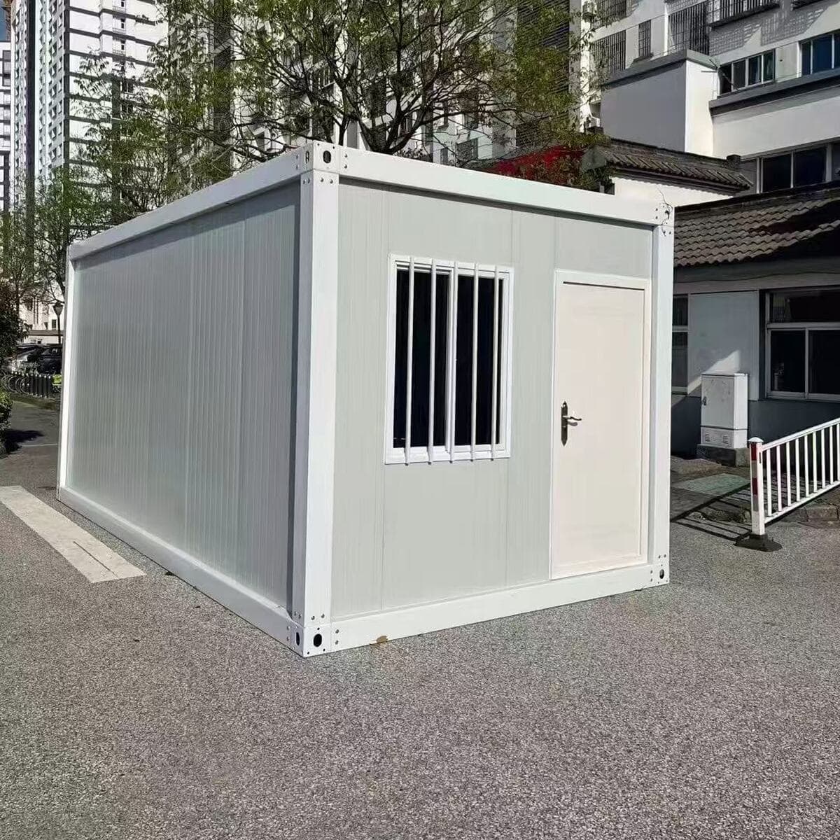 Мобильный дом-контейнер Сучжоу, сборный дом, B&B, мобильная вилла, интегрированный дом, офис, зимний сад